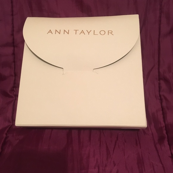 NWT - Ann Taylor silk scarf - white floral - Picture 4 of 7